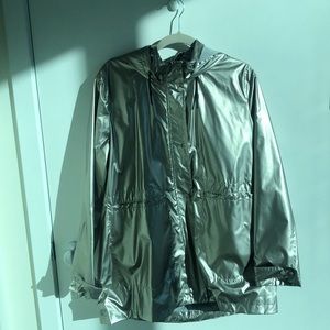 Zara TRF Collection Windbreaker Metallic